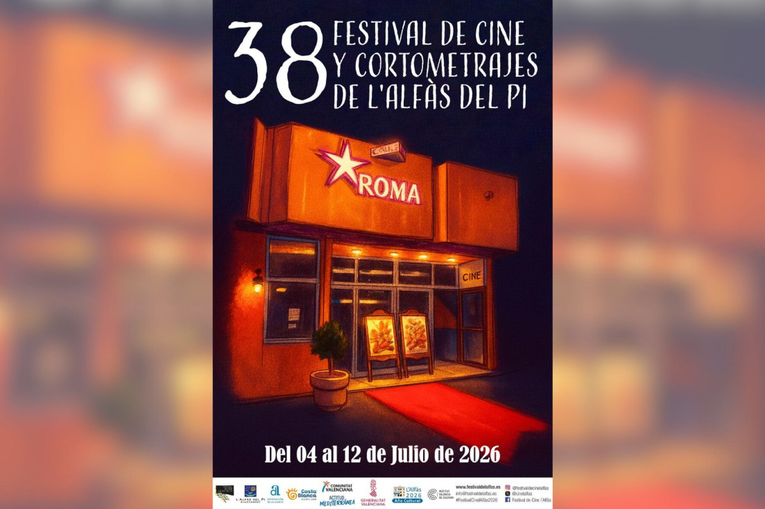Cartel 38 edición festival cine l'alfàs
