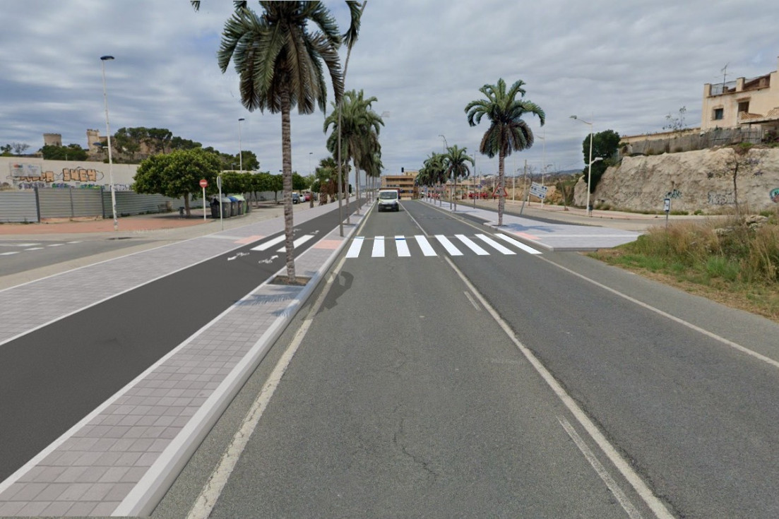 recreación calle cervantes villajoyosa