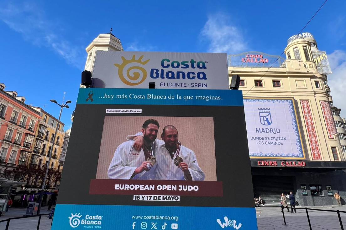 La Nucía promociona sus Eventos Deportivos 2026 en la plaza de Callao de Madrid