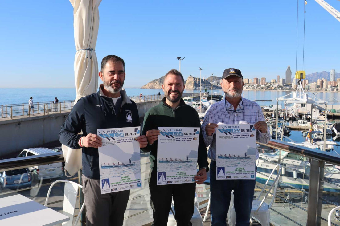 presentación regata Liga SUMA remo benidorm