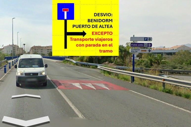 CORTE CAMI DEL MATADERO ALTEA