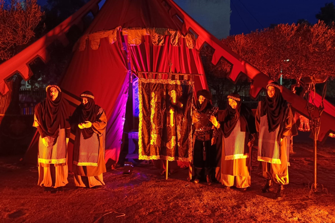 recreación histórica romana campamento militar época augustea