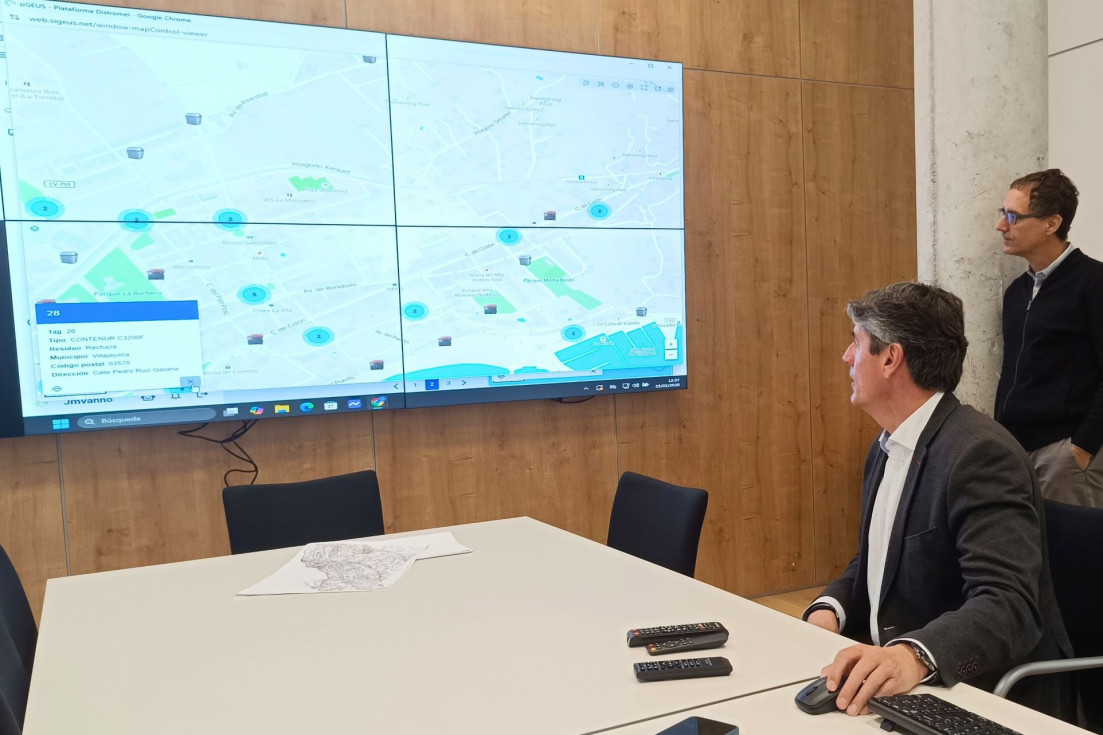 Villajoyosa instala 262 sensores inteligentes en contenedores para optimizar la recogida de residuos