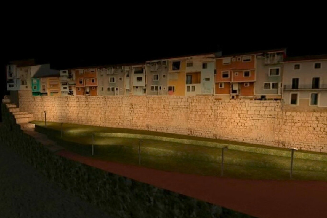 Villajoyosa renovará la iluminación de las murallas del casco histórico con tecnología led