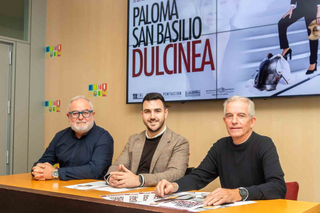 presentación teatro dulcinea paloma san basilio benidorm