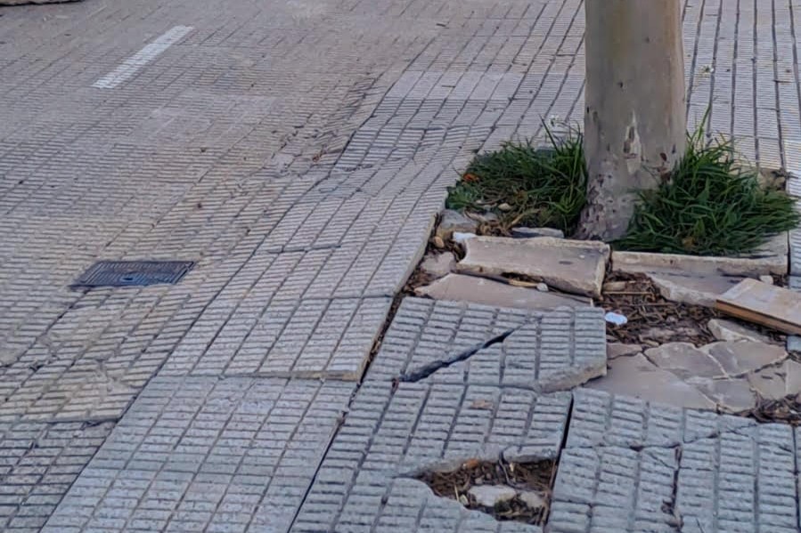 desperfectos acera salt aigua benidorm