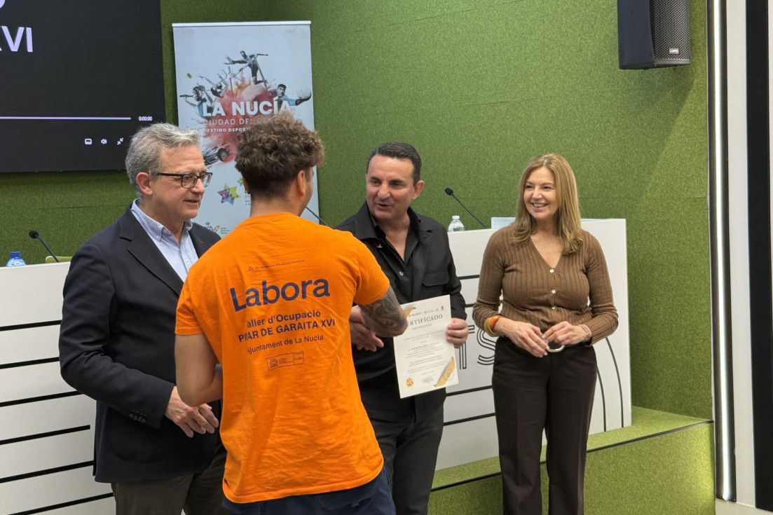 La Nucía clausura el Taller de Empleo “Pinar de Garaita XVI” con la presencia del director general de LABORA