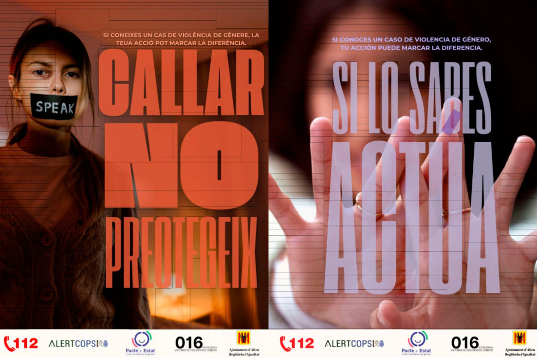 Altea lanza una campaña para concienciar sobre la necesidad de romper el silencio frente a las violencias machistas