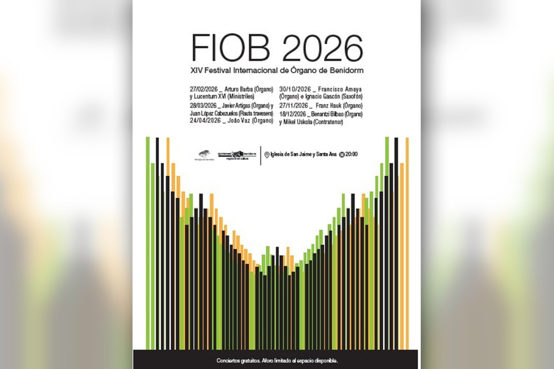 cartel presentacion festival órgano benidorm