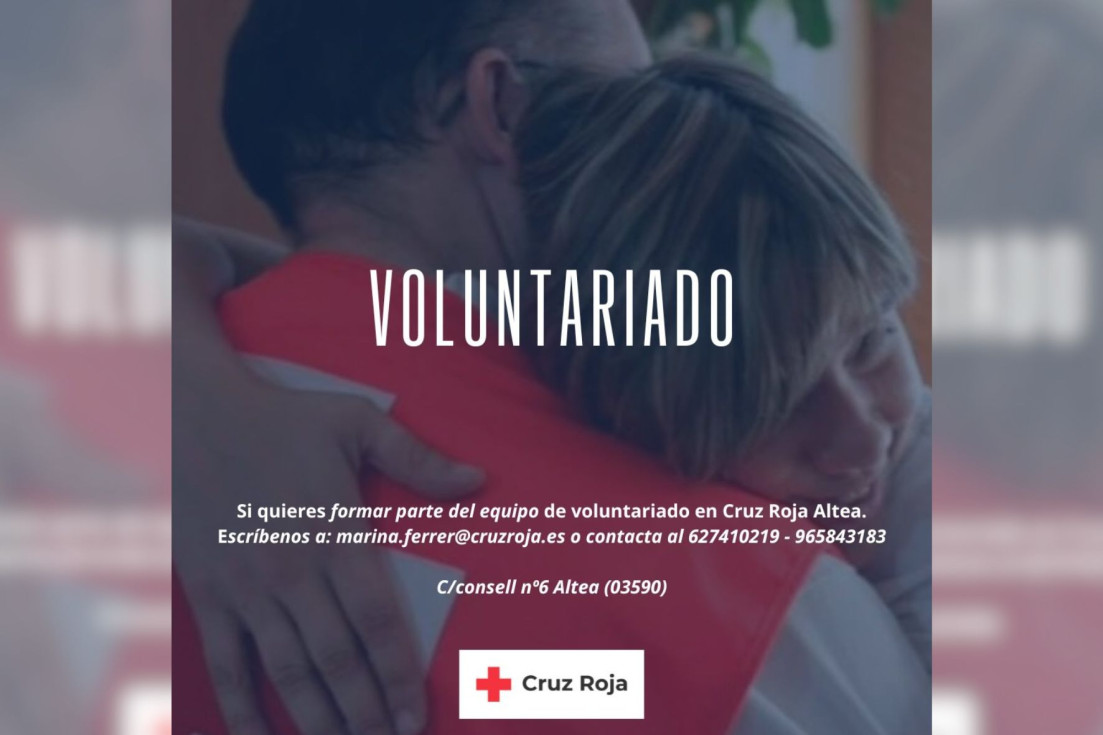 cruz roja altea voluntariado