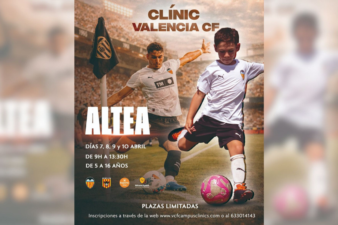 Cartel Clínic Valencia CF Altea