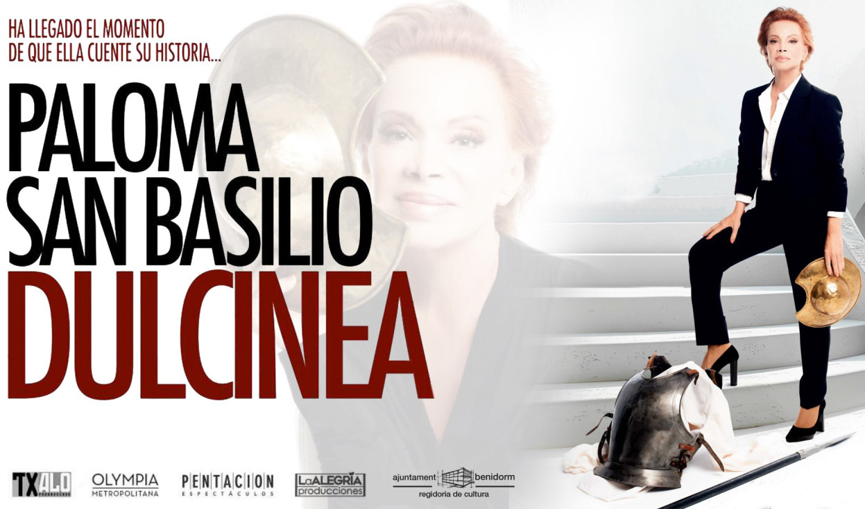 Paloma San Basilio protagonizará en Benidorm el espectáculo musical ‘Dulcinea’ el próximo 17 de mayo