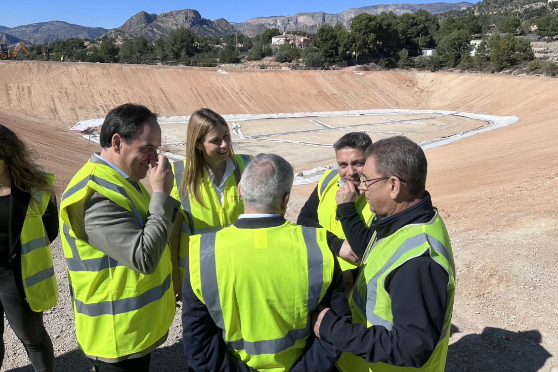 obra balsa de L’Alhambra Finestrat