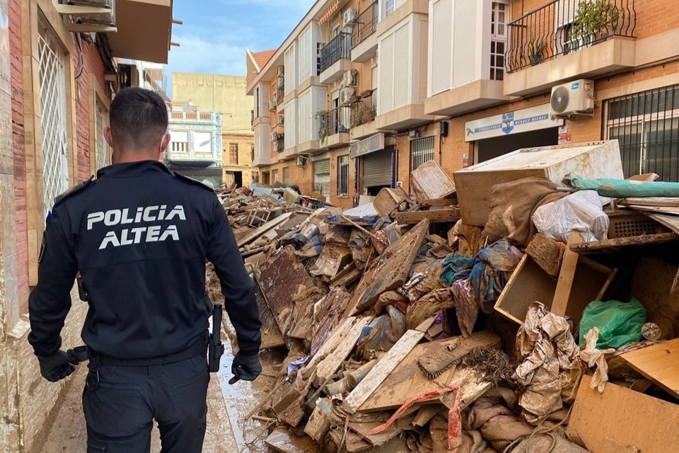 policía local altea dana