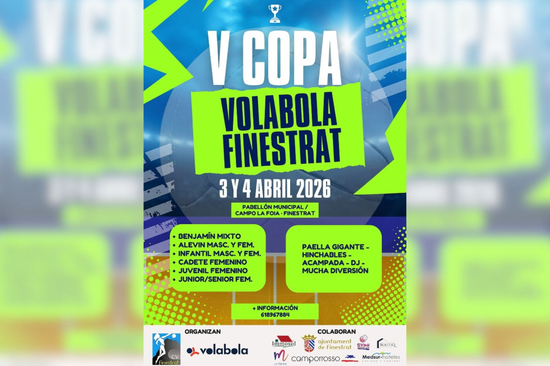 Cartel Volabola Finestrat 2026