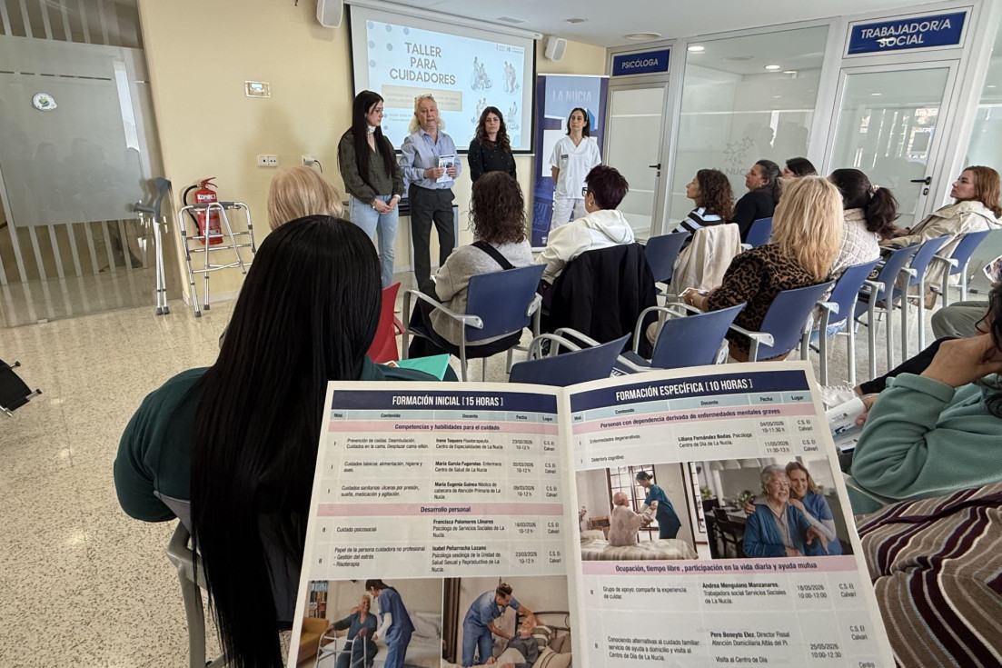 Arranca el X Programa Respiro en La Nucía con 30 cuidadoras en su primera sesión formativa