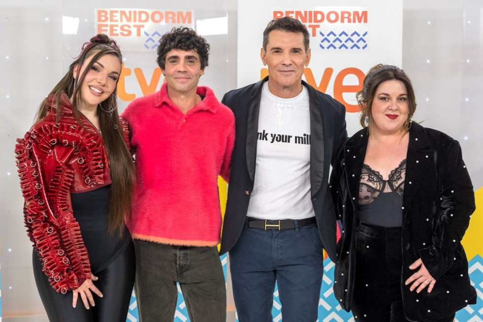 Jesús Vázquez, Javier Ambrossi, Inés Hernand y Lalachus conducirán las galas del Benidorm Fest en RTVE