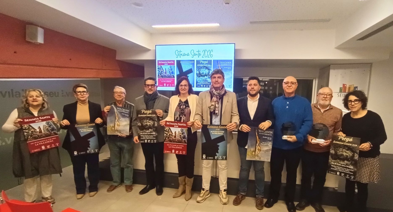 presentación cartel pregonero semana santa villajoyosa 2026