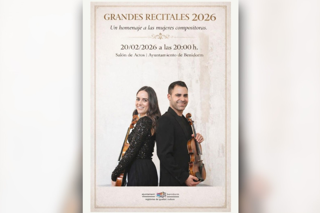 Benidorm rinde homenaje a las mujeres compositoras en un nuevo concierto del ciclo de Grandes Recitales
