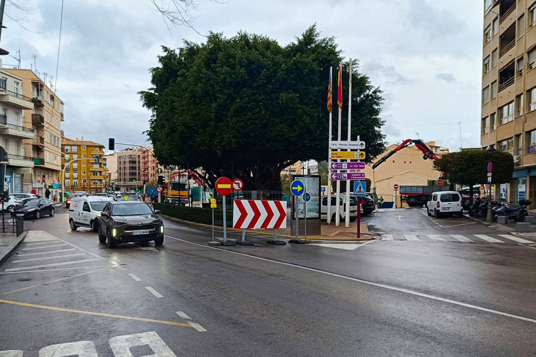 Villajoyosa corte carril puente cervantes