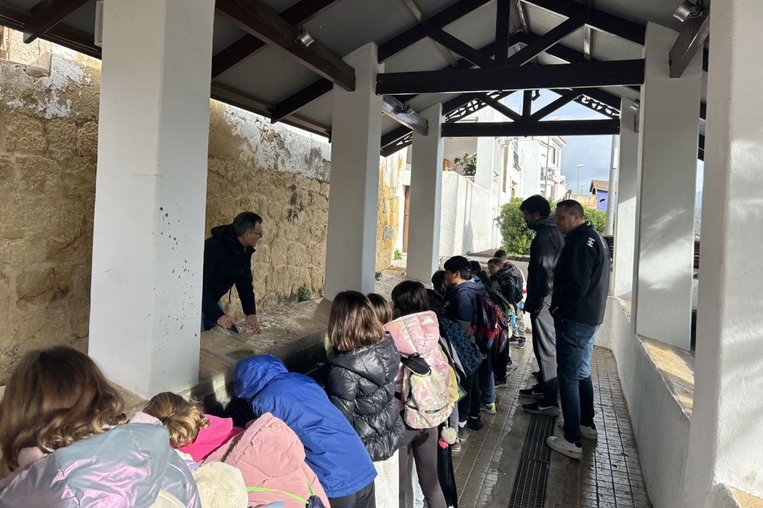 La Nucia alumnado colegio Sant Rafael recorregut Històric 2026