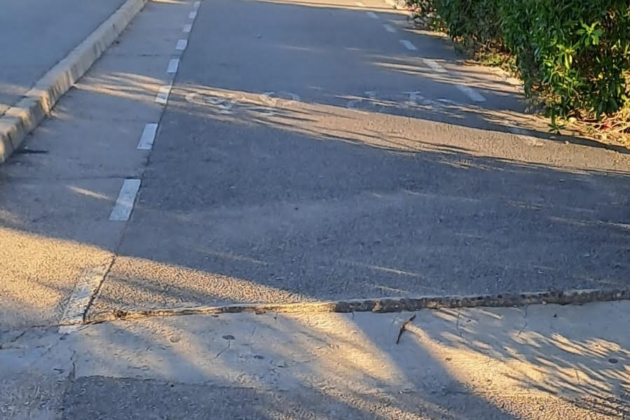 desperfectos carril bici salt aigua benidorm