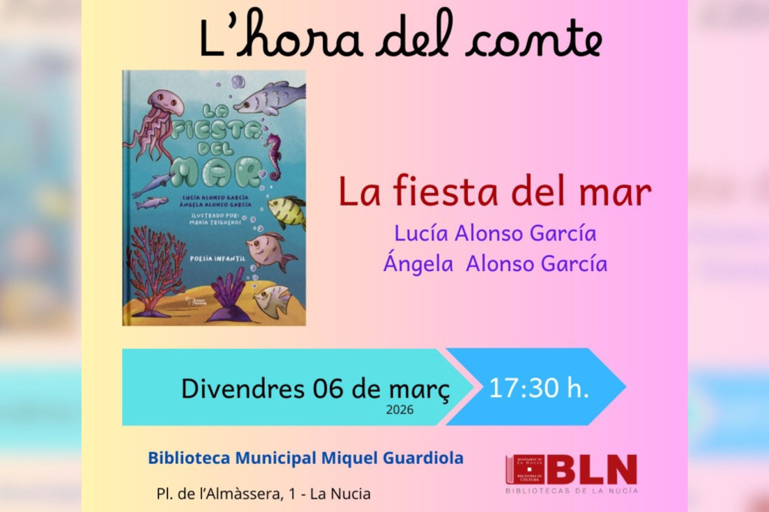 Cartel La Nucía Hora Conte Mar 2026