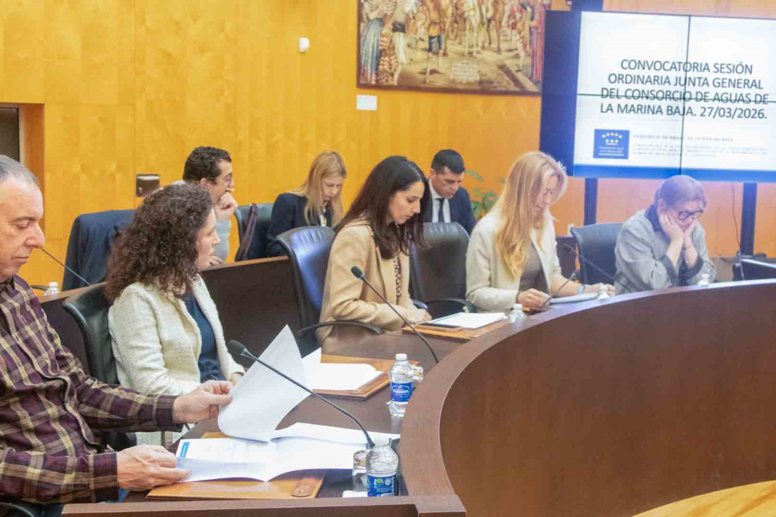 Consorcio Aguas Marina Baixa Benidorm marzo 2026