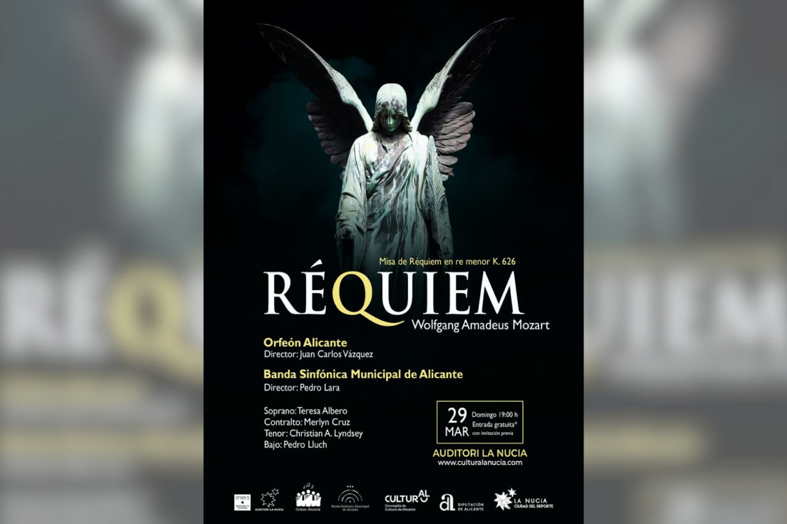 L’Auditori de La Nucía acoge el Réquiem de Mozart en el 125 aniversario del Orfeón Alicante
