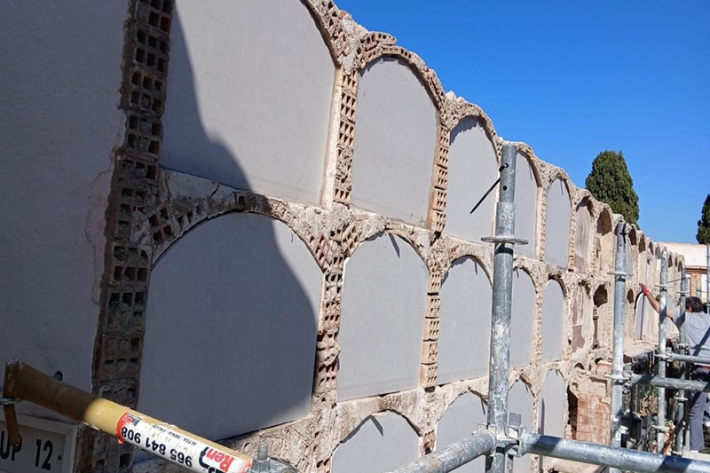 Altea obras cementerio