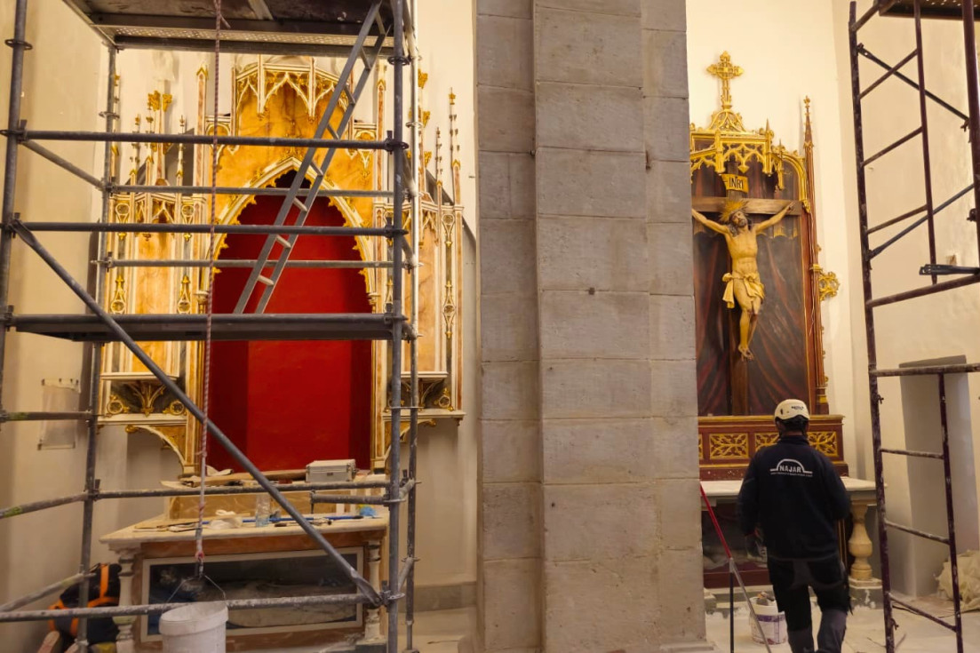 obras restauración capillas iglesia villajoyosa