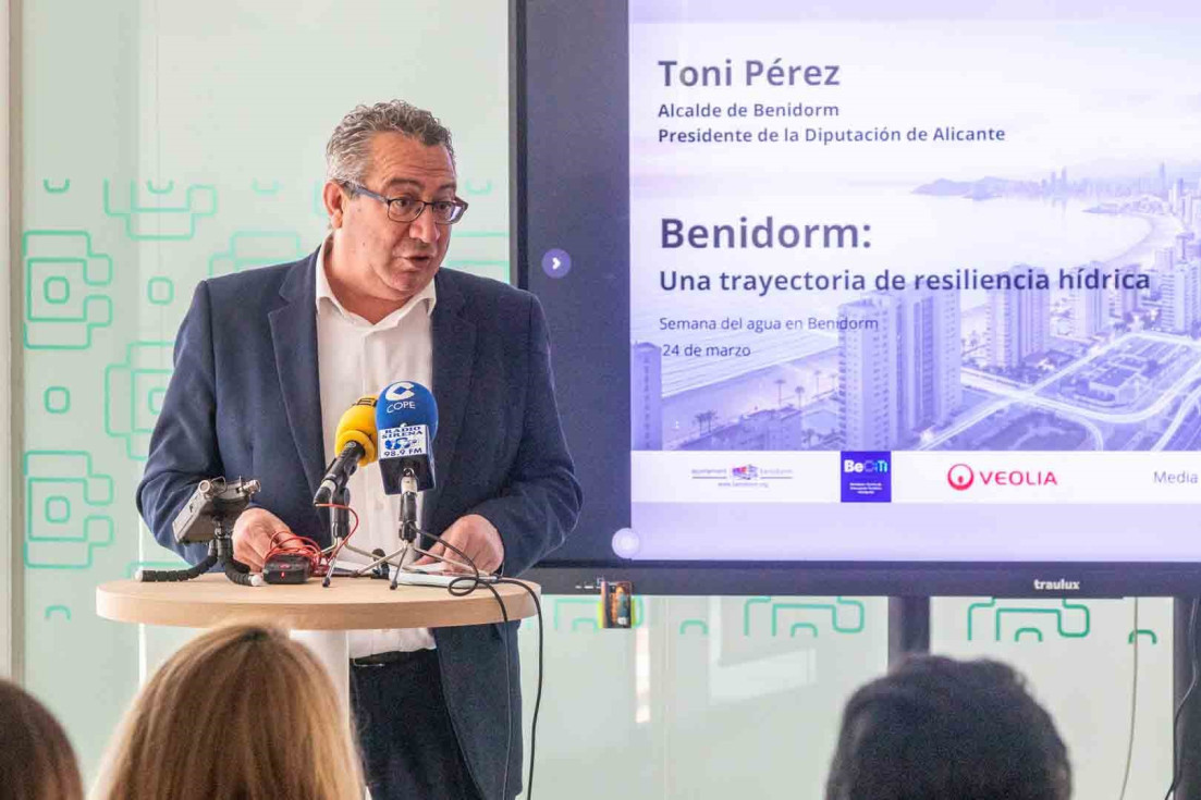toni pérez benidorm proyecto pionero calcular huella hídrica territorial