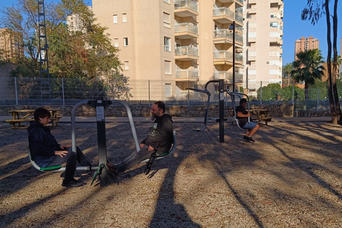 zona biosaludable Apertura parque Terral La Cala Villajoyosa