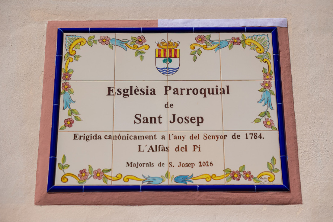 placa falla l'alfàs del pi fiesta san josé