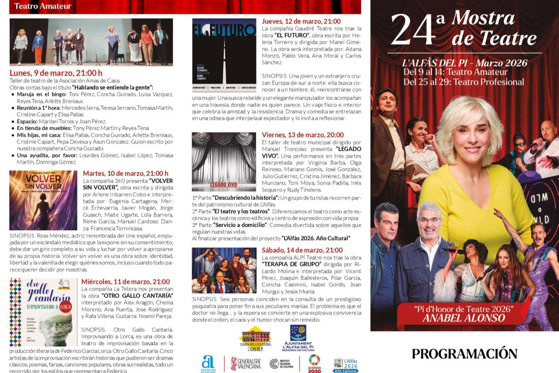 programa 24 mostra teatre l'alfàs 2026