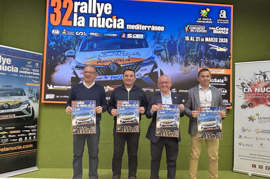 presentación rallye la nucía 2026
