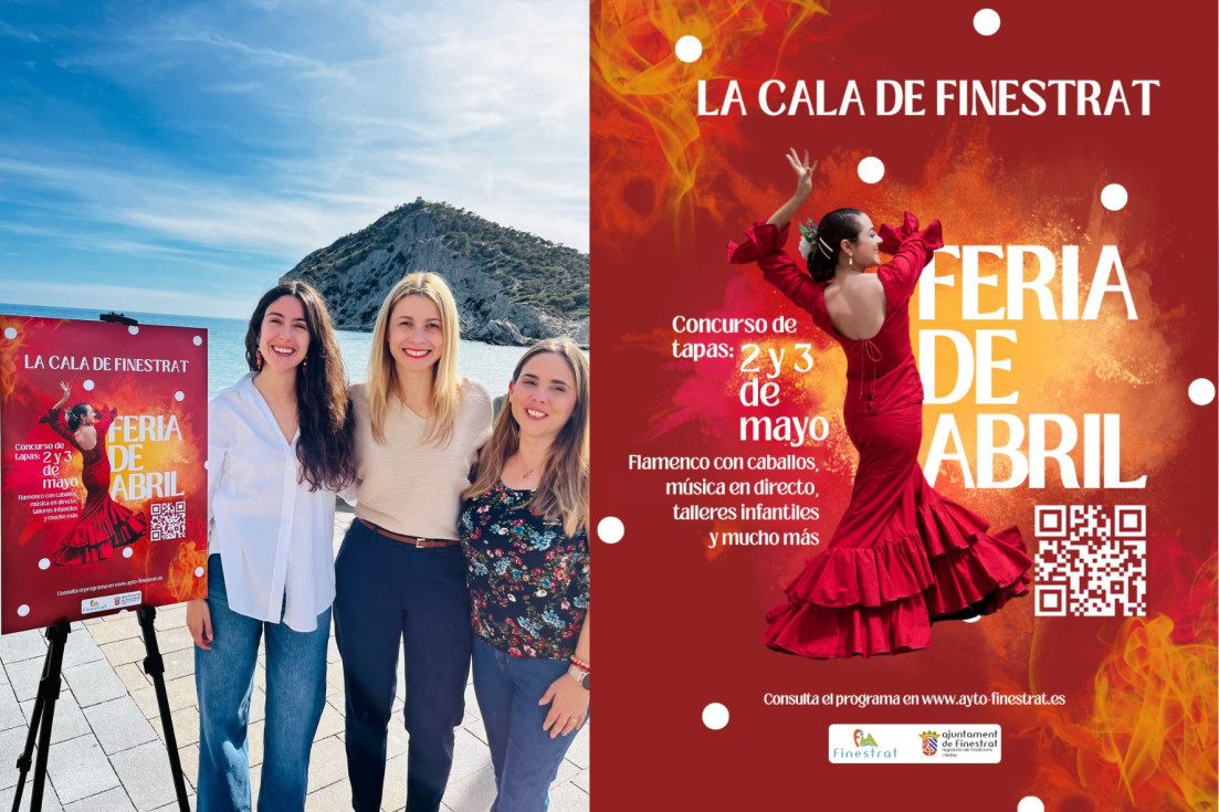 presentación Feria Abril Cala Finestrat 2026