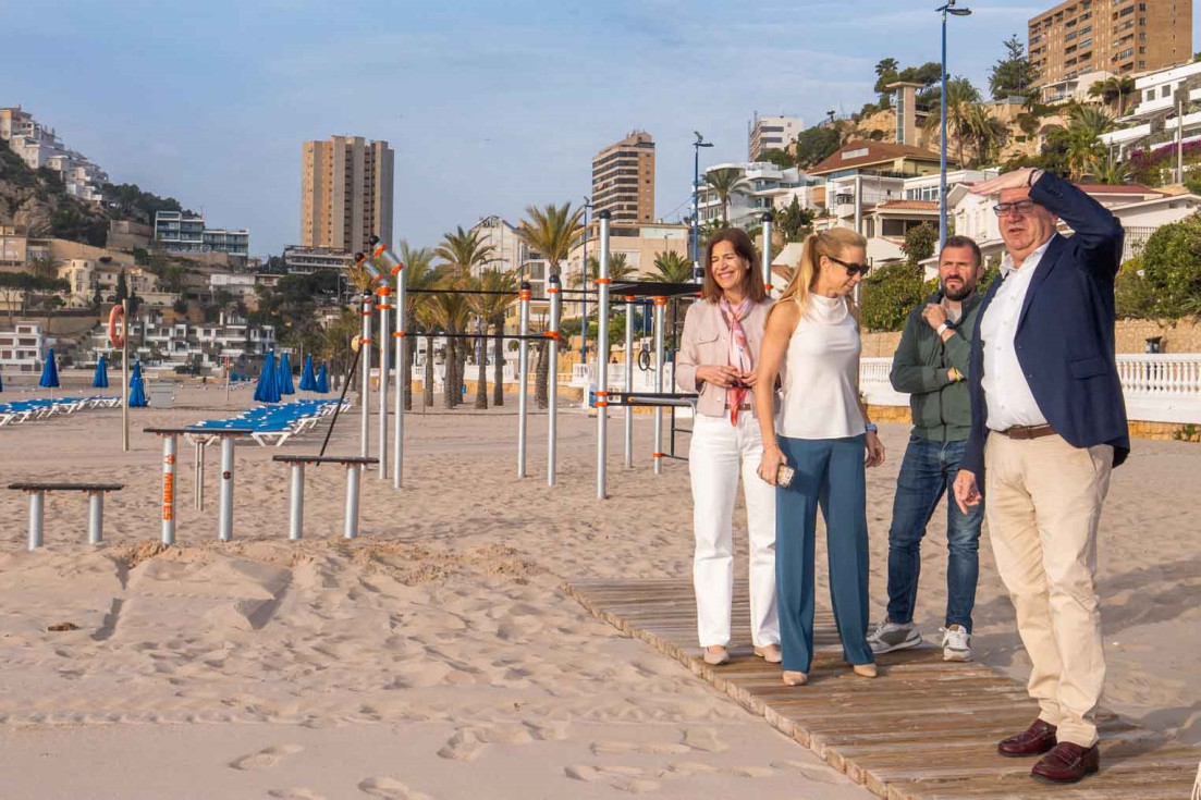 visita zona calistenia Poniente avenida Vicente Llorca Alós benidorm
