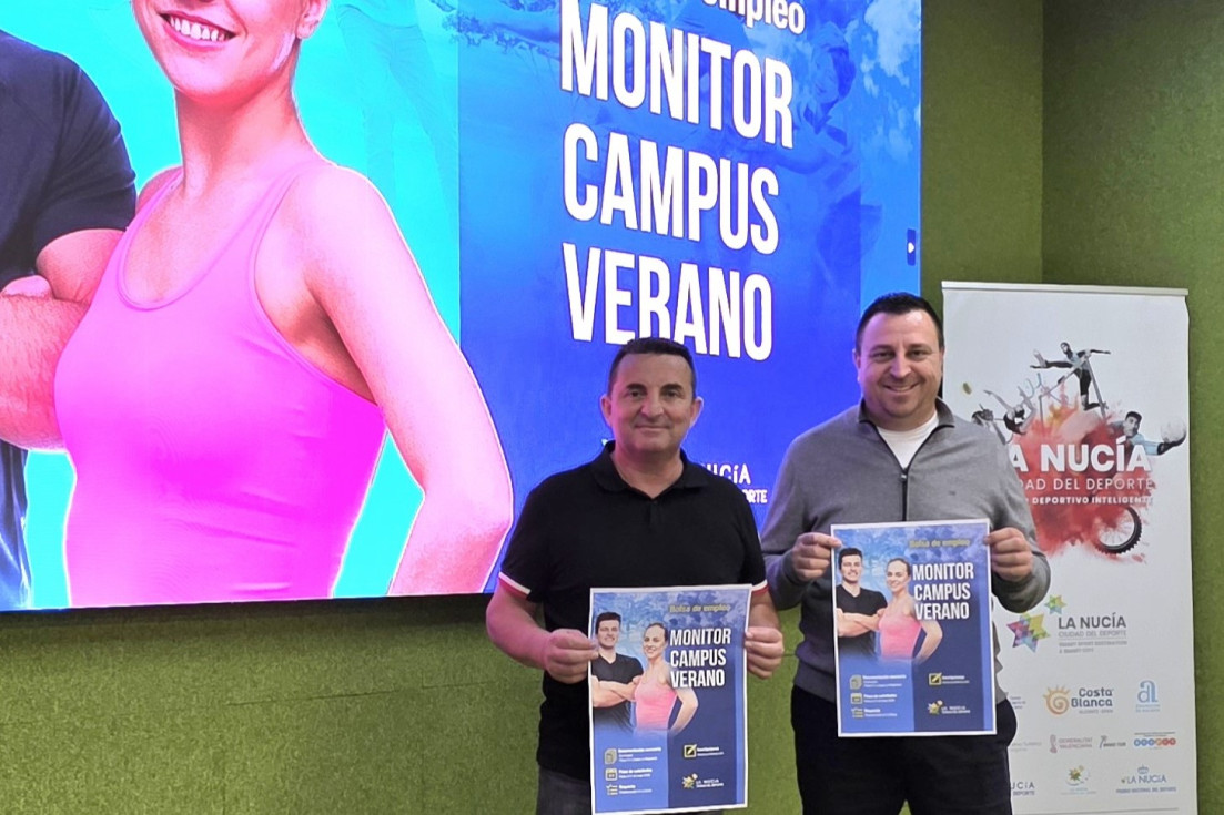 La Nucía abre una bolsa de empleo dirigida a jóvenes para monitores de campus de verano