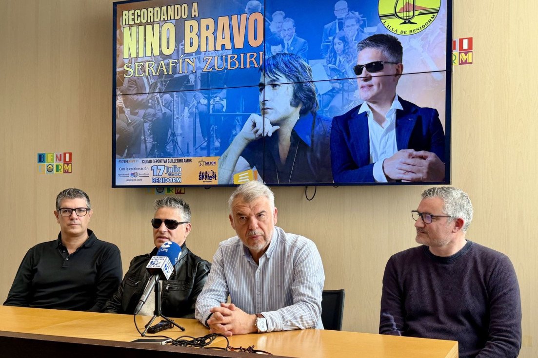 presentación Skyfest Benidorm Recordando a Nino Bravo