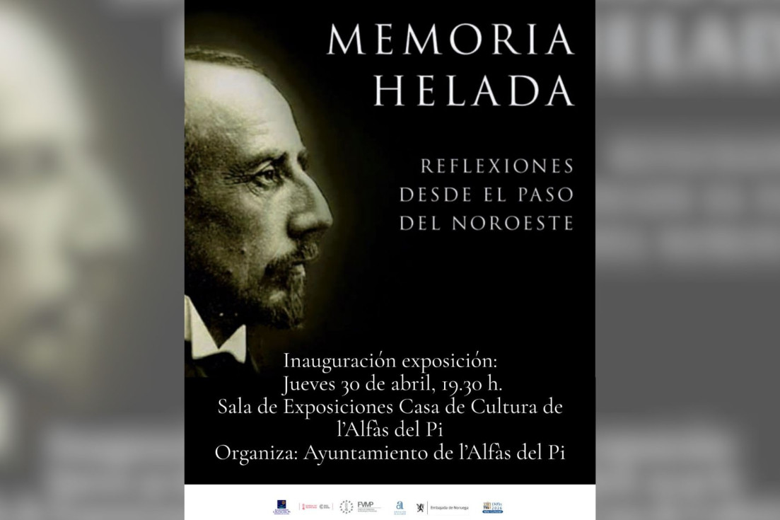 La exposición ‘Memoria Helada’ sobre Roald Amundsen llega a l’Alfàs del Pi con materiales originales del explorador