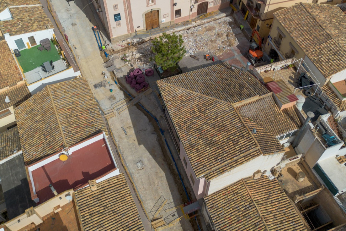 remodelación plaza Mayor l’Alfàs aérea