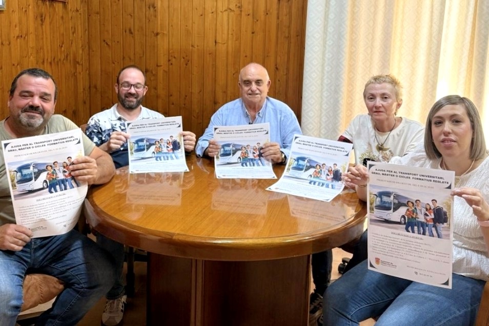 Callosa d’en Sarrià abre las ayudas al transporte de hasta 300 euros y activa el proceso de admisión escolar