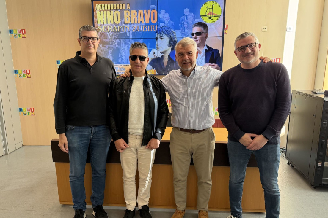 presentación Recordando a Nino Bravo Skyfest Benidorm