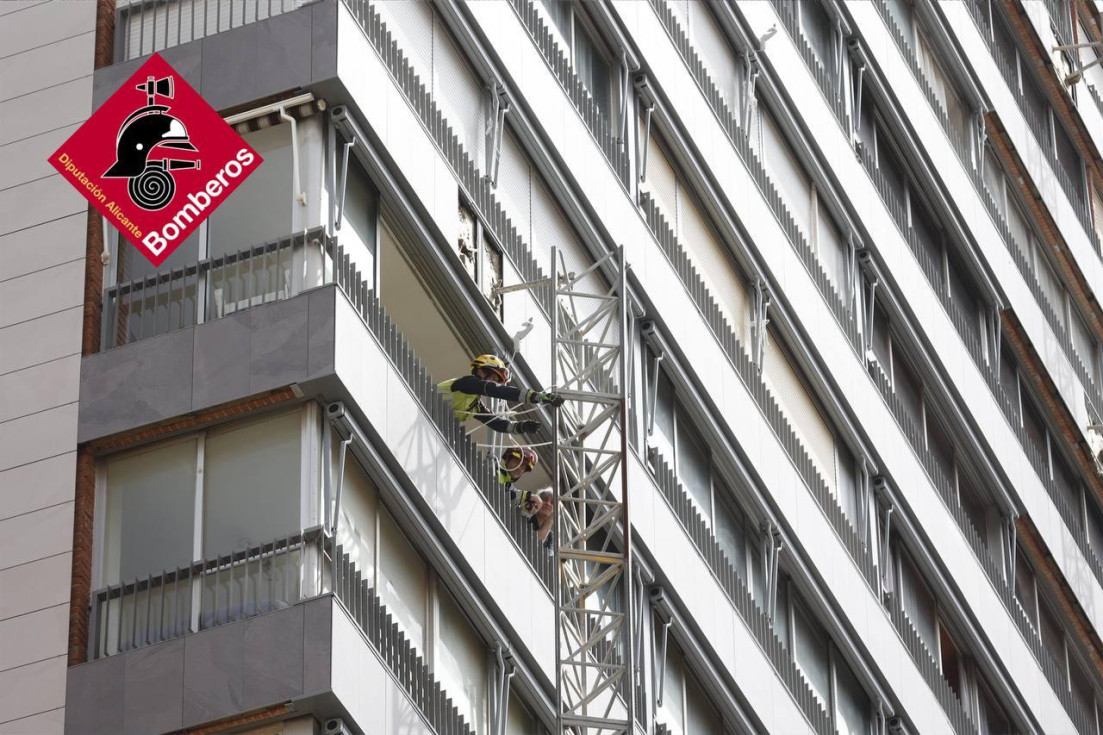 derrumbe andamio benidorm