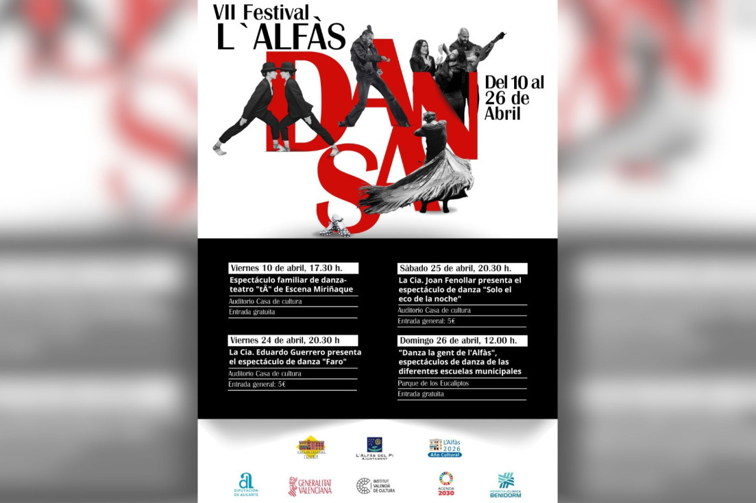 Cartel VII Festival L’Alfàs Dansa