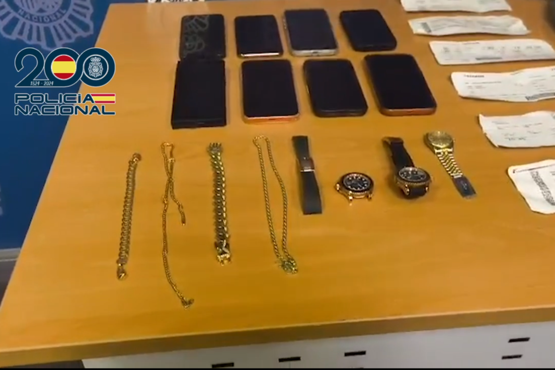 Cae una banda dedicada al robo de relojes de lujo tras actuar en Benidorm