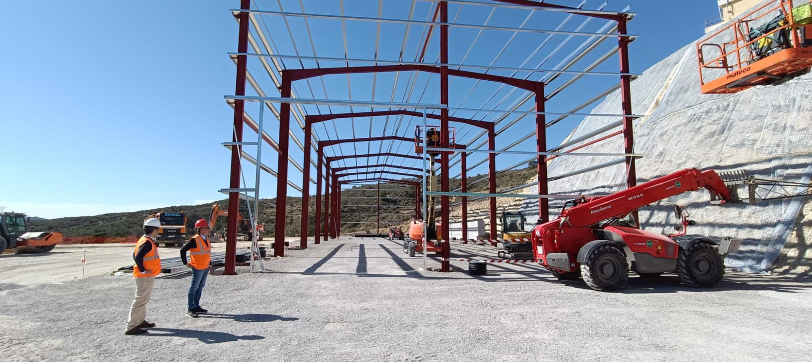 Imagen de archivo del estado de las obras en febrero