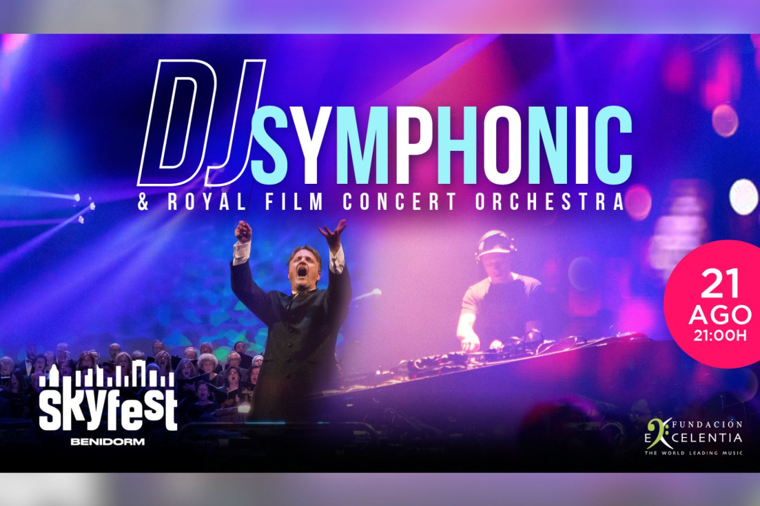 Cartel DJ Symphonic SkyFest Benidorm