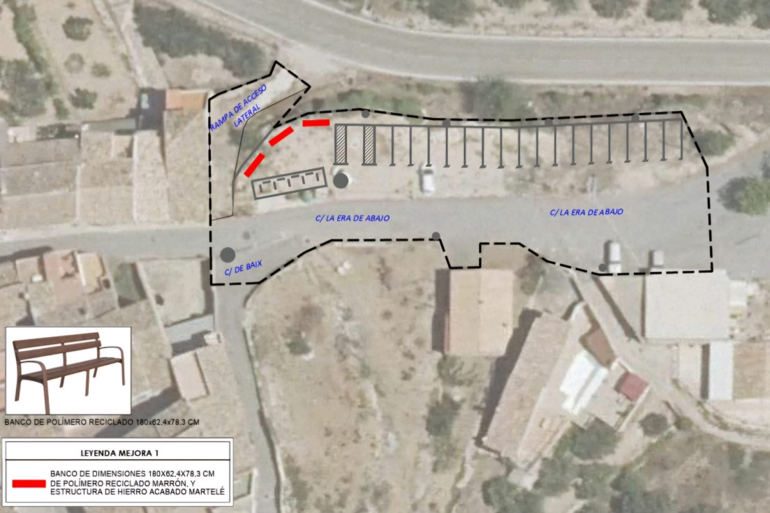 Confrides licita la creación de una nueva zona de aparcamiento en la calle la Era de abajo